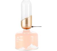 Portable Gas Camping Lantern In Glass,Steel And Aluminum,Fuel Propane-Isobutane Adjustable Brightness And Camping Lamp Camping Emergency Equipment Essential