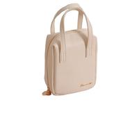 Portable Girl Makeup Bag Women Handbag Pouch Toiletry Make Up Organizer Case Waterproof Wash Kit Travel Cosmetic Convient au Shopping, aux Voyages, aux Rencontres(A-White)