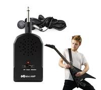 Portable Guitar Amplifier, 4 Sound Effects for Guitar Bass, Lightweight Compact amp with Wireless Connection Support, for Small Performances and Practice, Easy Setup
