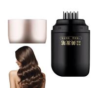 Portable Hair Comb, Easy to Use Grey Fleece Coverage Pen, Compact 2-In-1 Dye Applicator, Sweat-Proof Comb Stylist Tool for Home Use, Men, Adults, Salon, 3.15 Inches