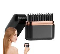 Portable hairStraightener Brush - 3.15x1.2x2.7in USB Rechargeable Cordless