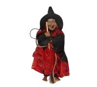 Portable Halloween Figurine Decor for Witch Hanging Pedant Lightweight