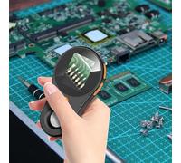 Portable Handheld Digital Microscope - 500X Magnification Plant Observation Viewer, 2.0 inch IPS Color Screen, 200W Imaging, Built-in LED Light | Student Home Classroom Outdoor Field Study Pres