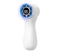 Portable Handheld Fan - Digital Display Quiet Summer Appliance, 100-speed Air Blower with Adjustable Velocity, Personal Cooling Gadget, Pocket Ventilator, Mini Hand Fan for Travel School Commuting