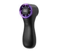Portable Handheld Fan - Digital Display Quiet Summer Appliance, 100-speed Air Blower with Adjustable Velocity, Personal Cooling Gadget, Pocket Ventilator, Mini Hand Fan for Travel School Commuting