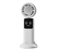 Portable Handheld Fan - Folding Cooling Tool With 5 AI Expressions |