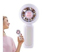 Portable Handheld Fan, Portable Handheld Fan,Personal Desktop Fan Small Handheld | USB -Charging Gadgets, Cool Power Fast Travel Accessories for Home, Office, Camping