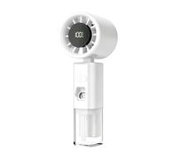 Portable Handheld Misting Fan - 100-Speed USB Rechargeable Neck Fan