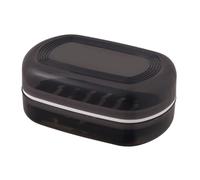 Portable Holder - Multi-Purpose Travel Dish Case, Backpackking Container with Removable Draining Layer, Waterproof Lid | Compact Saver Box for Business Trips Camping Hiking Biking