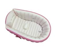Portable Inflatable Bath Tub For Children kid Hand Air Pump Warm and Cool Folding Portable Bathtubs Pink Blue Color(Colro2)