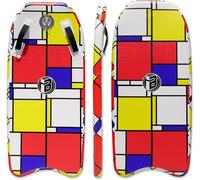 Portable Inflatable Bodyboard 42 inch Body Board with Sup Technology Solid and Stable Platform and Buoyancy for Adult Or Teen