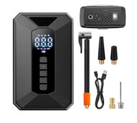 Portable Inflator Air Pump - Smart Digital Display Wireless Power Inflator | Digital Display Design, Cordless Portable Inflation Tool for Home Sports Beach Roadside Outdoor Garage Automotive Travel Use