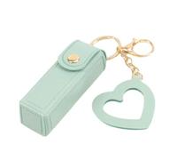 Portable Keychain Lipstick Mini Pochette Cosmétique, Voyage en Cuir PU Organisateur Baume Sac T7w4 Maquillage pour les Lèvres