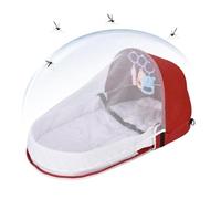 Portable Kids Bed - Foldable Washable, Breathable Linen Cotton Cot
