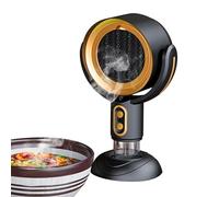 Portable Kitchen Hood, 3000mah Rechargeable Vent, 8.2 Inches Two-Speed Exhaust Fan, 360-Degree Parallel Rotation Compact for Lightweight Design, Small Kitchen Odor Remover