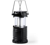 Portable Led Camping Light In 3 Cob Strips · Suitable For Outdoor And Indoor Use With Metal Handles For Hanging · White Lighting · Power Supply 3 Aaa Batteries · Glossy Black Colour