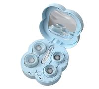 Portable Lens Cleaner,Portable Ultrasonic Soft Lenses Cleaning Tool | Dustproof Waterproof Solution Soak Case Daily Care for Men Women Commuting Business Trips Outdoor