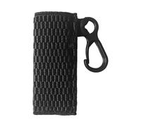 Portable Lipstick Holder Keychain, Lip Balm and Lip Oil Protective Case with Keyring, Travel-Friendly Lipstick Cover, Ideal for Girls, Practical Lipstick Holder for Home and -The-Go, Noir,