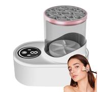 Portable Makeup Brush Cleaner, Multifunctional Cosmetic Brush Cleaner, Cleaning Tool for Home, Studio, Travel, Efficient Brush Cleaner for Brushes and Beauty Tools, Quick and Easy Clean