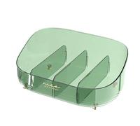 Portable Makeup Organizer Case, Multifunctional Jewelry Cosmetics Storage Box, 12.2x8.27x4.92 inches Convenient Sturdy Dustproof Makeup Display Stand for Bathroom and Vanity