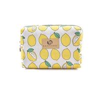 Portable Maquillage Pochette Petit Sac Cosmétique Dames Femmes Trousse De Toilette Beauté Organisateur De Stockage Sac À Main avec Fermeture Éclair Canard Jaune Écologique et Pratique