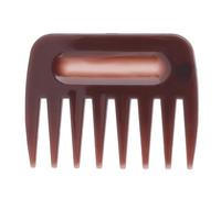 Portable Men Huile Hair Dressing Peigne large Grande Coiffure de dents Coiffure pour la maison Salon Utilisation quotidienne (Peigne à dents courtes)
