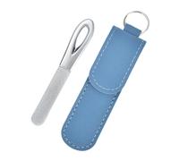 Portable Metal Nail File With Keychain Case Double Sided Designs | Portable Design With Keychain Case Suits Women Manicure Pedicure Beauty Home Travel And Daily Carry Needs Well