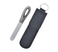 Portable Metal Nail File With Keychain Case Double Sided Designs | Portable Design With Keychain Case Suits Women Manicure Pedicure Beauty Home Travel And Daily Carry Needs Well
