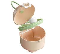 Portable Milk Powder Container, Dust-Proof Baby Formula Storage Box, Separate Supplement Organizer, & Leak-Proof Design, New Parent Travel, 3.74x3.35/3.74x4.33 Inches,