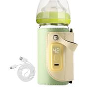 Portable Milk Warmer | Milk Bottle Warmer USB Travel Heating Sleeve - Adjustable Temperature Nursing Bottle Heat Keeper Intelligent Rapid Heating | Health & Personal Care For Nursing Mom