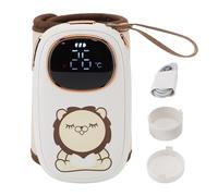 Portable Milk Warmer Sheeve, ABS Fabric Isolation Thermostat Sûr Conception de Thermostatures Rechargeable Babinet Babinet avec une Lumière de Gradin étape pour Utilisation à la