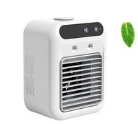 Portable Mini Air Conditioner Cooler - 2 Speeds, 500ml Ice Tank, 20db Quiet, USB Powered Evaporative Cooler for Home, Office and Camping