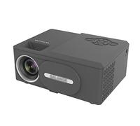 Portable Mini Projector PTY60 Support 1080P LED Home Theater Media Mobile Player Home Office Video Projector (Color : Black Basic Size : 139 * 102 * 63mm) (Black Mirroring 139 * 102 * 63mm)