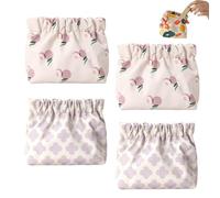 Portable Mini Storage Bag for Purse, Small Pouches for Purse, Mini Storage Bags for Purse, No Zipper Self-Closing Accessories Organizer, Mini Makeup Bag for Purse (4Pcs B)