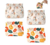 Portable Mini Storage Bag for Purse, Small Pouches for Purse, Mini Storage Bags for Purse, No Zipper Self-Closing Accessories Organizer, Mini Makeup Bag for Purse (4Pcs A)