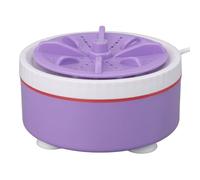PORTABLE Mini Turbo Washer PORTABLE Mini Turbo Washer Mini Machine à Laver PORTABLE Machine à Laver à Turbine PORTABLE à Base DE Sous-vêtements USB PORTABLE POUR CAMPAGE DE VOYAGE (GREY) (PURPLE)
