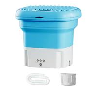 Portable Mini Washer, 2.8l Capacity Folding Washing Machine, Compact Laundry Washer with Drain Basket for Underwear, Baby Clothes, Small Items, Copper Pp Material, 10.24 * 8.07 * 8.07in