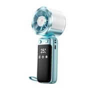 Portable Mist Fan, Foldable Rechargeable Cooling Device, Double Mode Water Spray Fan, Compact Travel Air Cooler, for Men Women Youth Teens Adults Outdoor Indoor Camping Beach Road Trip 14.6x5.2x5cm
