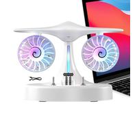 Portable Misting Bedside Fan - 3 Speed Cooling for Bedroom Comfort | Battery Powered ABS Body with Adjustable Airflow, Water Mist System Quiet for Indoor Outdoor Use Design