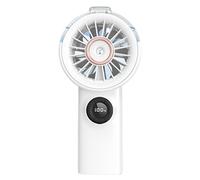 Portable Misting Fan - 100-Speed Handheld Blower, Battery Powered Small Fan Rechargeable for Cooling, Manual Humidity Device, Outdoor Accessory with Vapor-Flair, Vital Ventilation Tool for Breezing