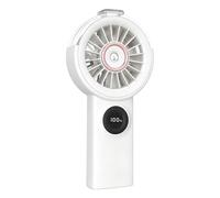 Portable Misting Fan, Handheld Cooling Device, 100 Speed Quiet Fan, Rechargeable Battery Powered, for Home Bedroom School Desk Summer Travel Outdoor Camping Hot Weather Personal Cooling Comfort Device
