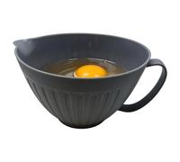 Portable Mixing Bowl, Nesting Bowl Set, 10 Inches Kitchen Bowls with Easy Grip, Stainless Steel Body with Comfort, Baking Cooking Serving Accessory for Soup Cake Egg Chocolate Sauce Waffle Butter