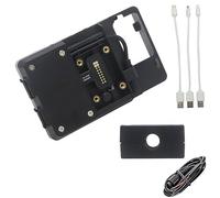 Portable Moto Support Support Navigation Chargeur USB Support De Téléphone Portable pour BMW pour R1250GS pour R1200GS pour L'Aventure sur Le Guidon De La Moto(USB 12mm Clip)