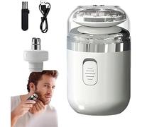 Portable Multifunctional Capsule Shaver, Capsule Razor, Rasoir Électrique Automatique Lavable pour Homme, Mini Rasage Électrique Portable, Rechargeable par USB