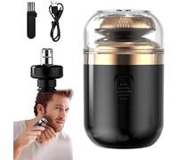 Portable Multifunctional Capsule Shaver, Capsule Razor, Rasoir Électrique Automatique Lavable pour Homme, Mini Rasage Électrique Portable, Rechargeable par USB