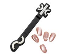 Portable Nail Magnet Wand, Strong Multifunctional S Shaped Tool, Spa Bar | Nail Magnet Tool, Portable Multifunctional S Shaped Design, Easy Polish Art Creator, Quick Magnetic Stylist