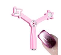 Portable Nail Magnets, 4 in 1 Manicure Art Stick, Compact Tool with Magnetic Feature, Durable Metal Nail Accessory, Magnet with Creative Design, Nails Art Tool for Home Salon Magnetic Manicure Kit