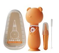 Portable Nasal Aspirator Kit, 12.3x4.7cm, Silicone PP Washable Device, Congestion Relief, Cleaning, Breathing, Suctioning, Clearing, Soothing