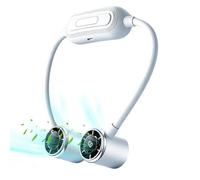 Portable Neck Fan - 1800mAh Battery ABS 5 Speeds LED Display Cooling Device