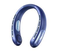 Portable Neck Fan 5 Speeds Bladeless Rechargeable Hands Free Wind Blower